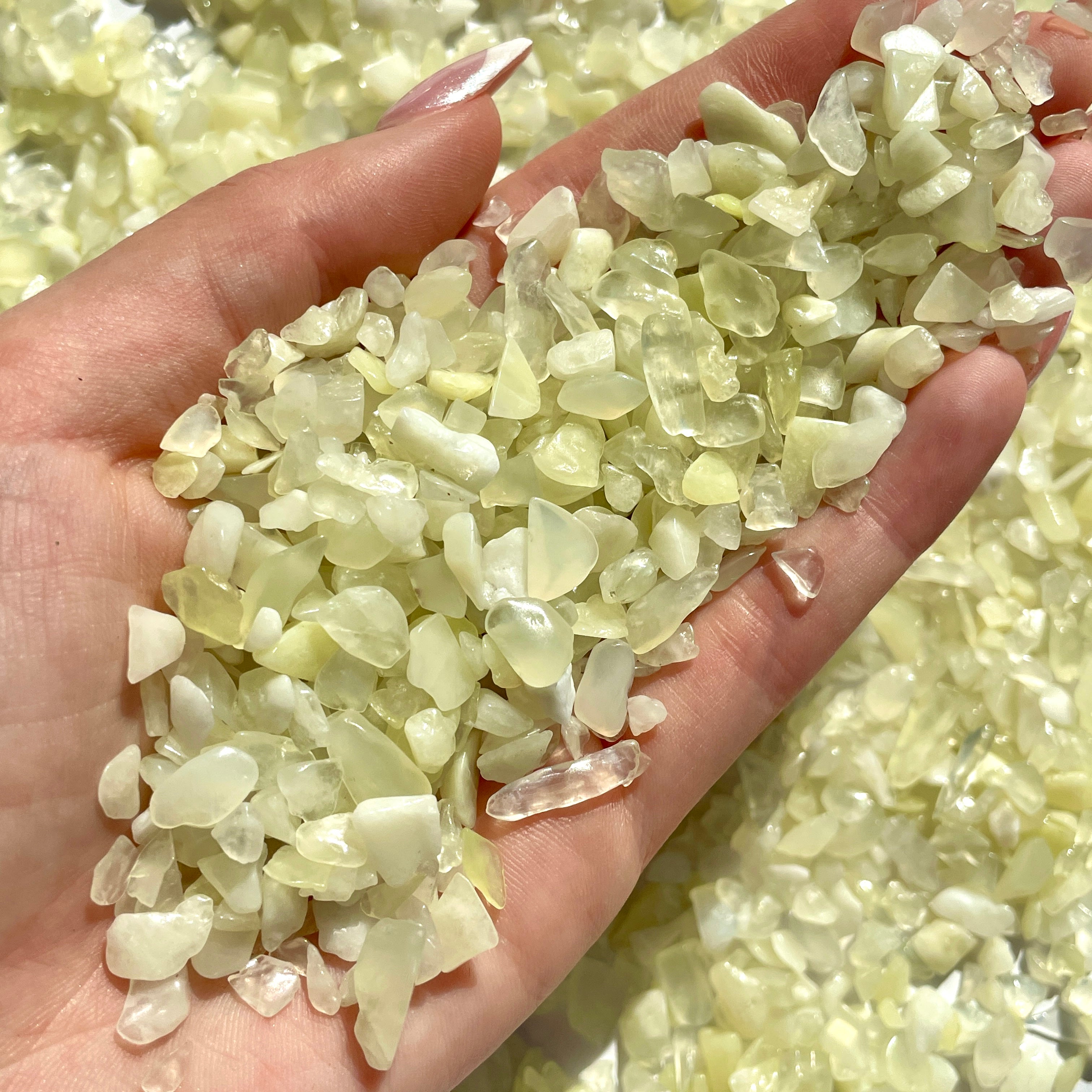 Jade Chips 1KG (light) Jade Chips 1KG (light)